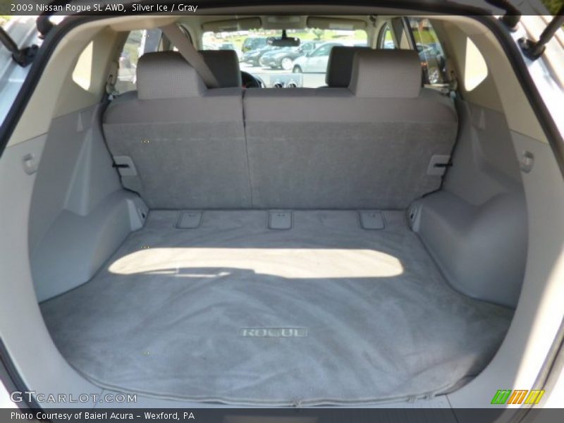 Silver Ice / Gray 2009 Nissan Rogue SL AWD