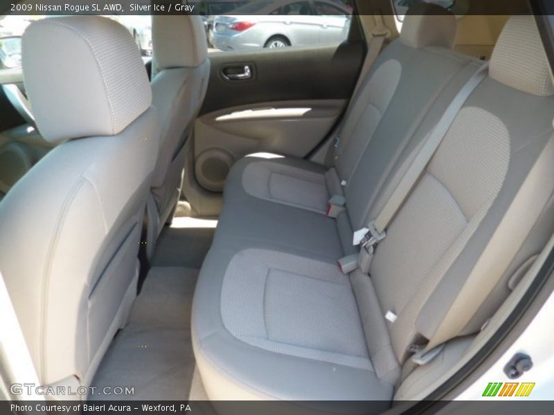 Silver Ice / Gray 2009 Nissan Rogue SL AWD