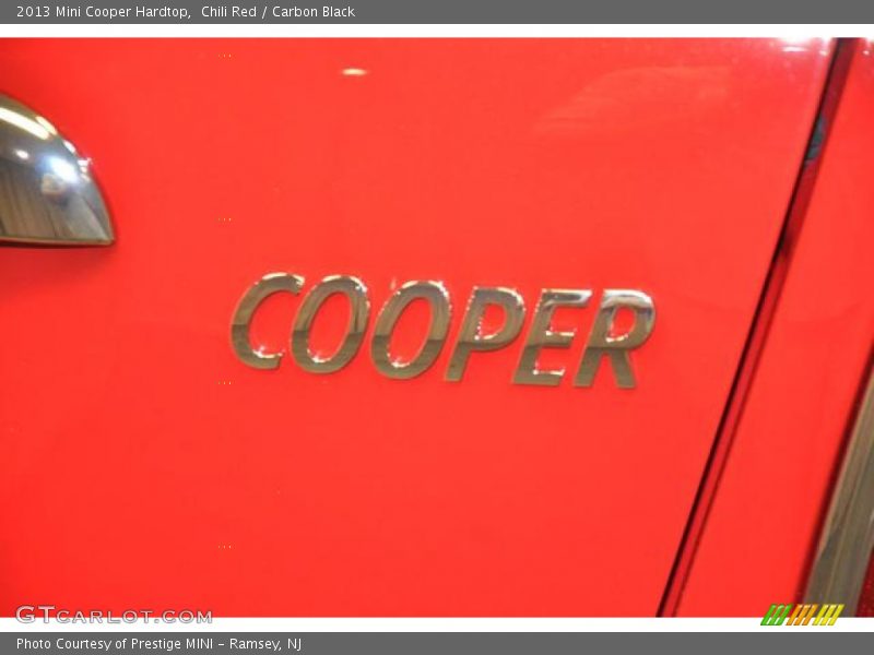 Chili Red / Carbon Black 2013 Mini Cooper Hardtop