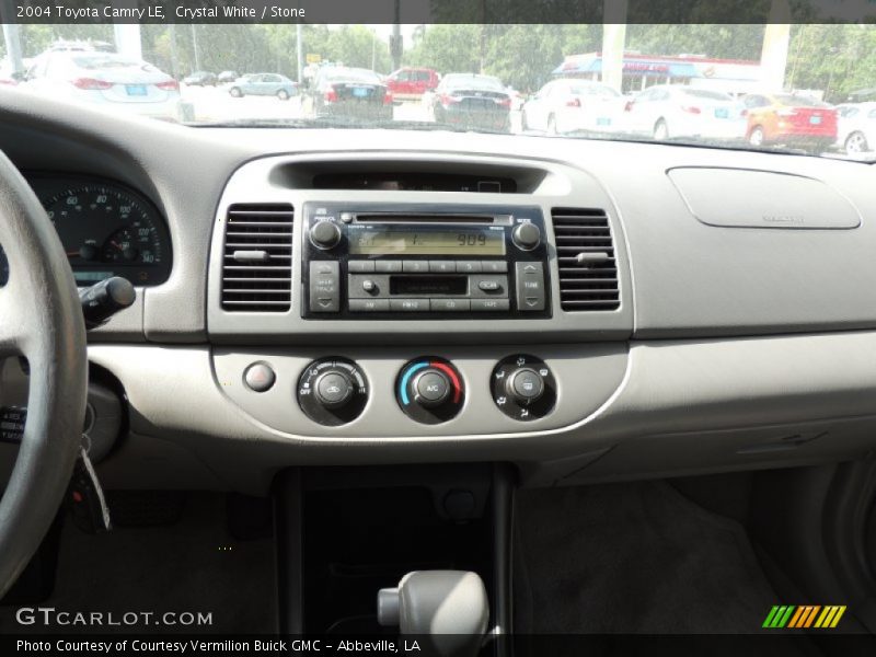 Crystal White / Stone 2004 Toyota Camry LE