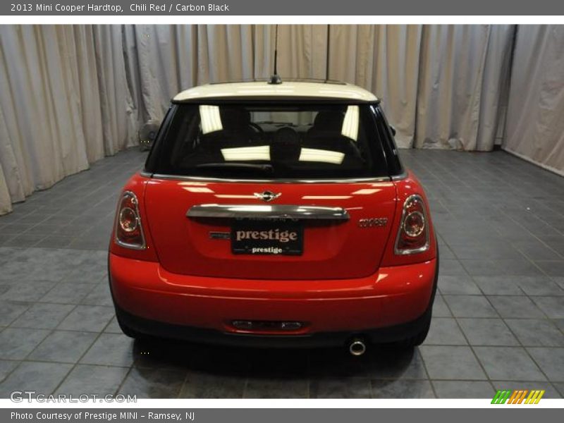 Chili Red / Carbon Black 2013 Mini Cooper Hardtop