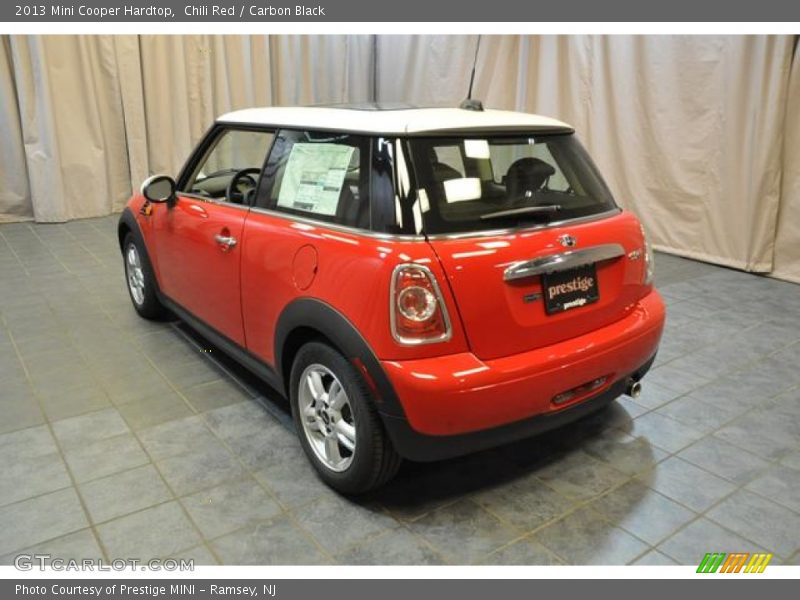Chili Red / Carbon Black 2013 Mini Cooper Hardtop
