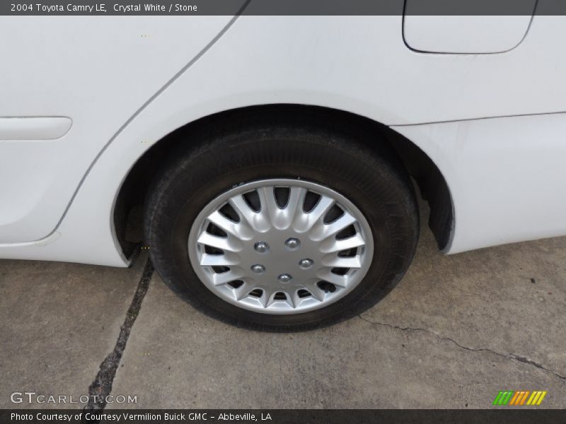 Crystal White / Stone 2004 Toyota Camry LE