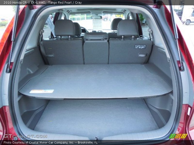 Tango Red Pearl / Gray 2010 Honda CR-V EX-L AWD
