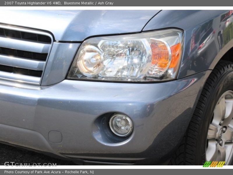 Bluestone Metallic / Ash Gray 2007 Toyota Highlander V6 4WD
