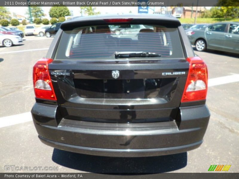 Brilliant Black Crystal Pearl / Dark Slate/Medium Graystone 2011 Dodge Caliber Mainstreet