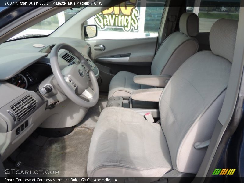 Majestic Blue Metallic / Gray 2007 Nissan Quest 3.5 S