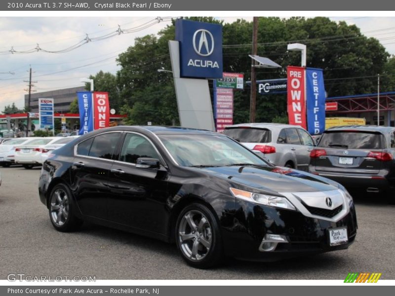Crystal Black Pearl / Ebony 2010 Acura TL 3.7 SH-AWD
