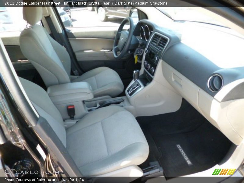 Brilliant Black Crystal Pearl / Dark Slate/Medium Graystone 2011 Dodge Caliber Mainstreet