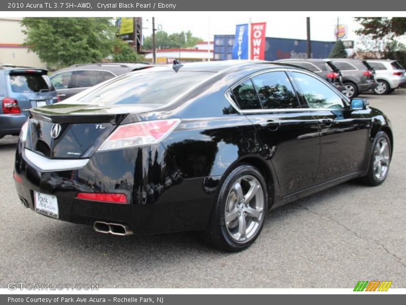 Crystal Black Pearl / Ebony 2010 Acura TL 3.7 SH-AWD