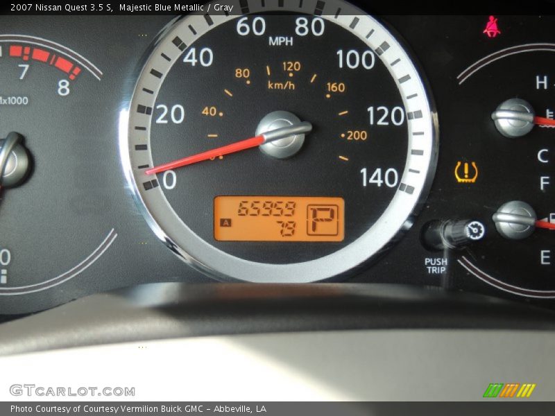 Majestic Blue Metallic / Gray 2007 Nissan Quest 3.5 S