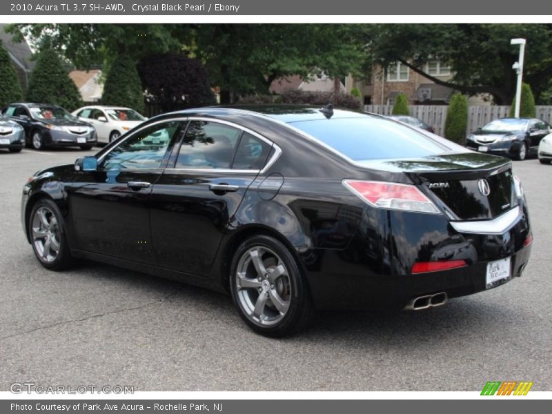 Crystal Black Pearl / Ebony 2010 Acura TL 3.7 SH-AWD