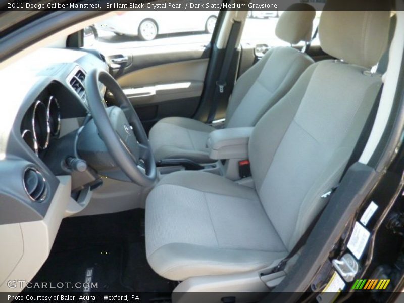 Brilliant Black Crystal Pearl / Dark Slate/Medium Graystone 2011 Dodge Caliber Mainstreet