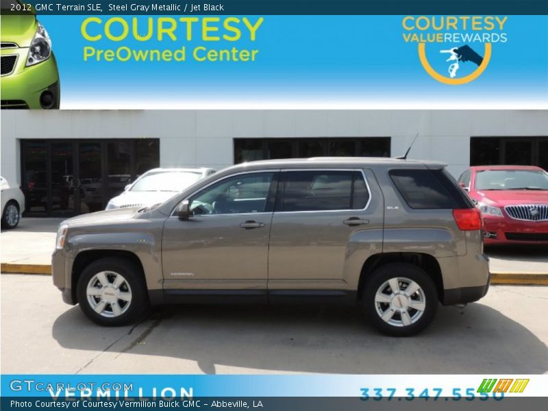 Steel Gray Metallic / Jet Black 2012 GMC Terrain SLE