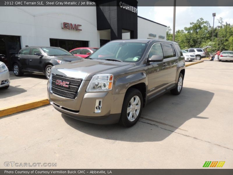 Steel Gray Metallic / Jet Black 2012 GMC Terrain SLE