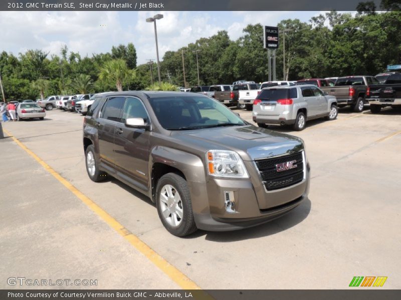 Steel Gray Metallic / Jet Black 2012 GMC Terrain SLE