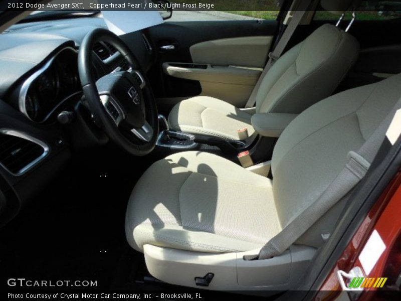 Copperhead Pearl / Black/Light Frost Beige 2012 Dodge Avenger SXT