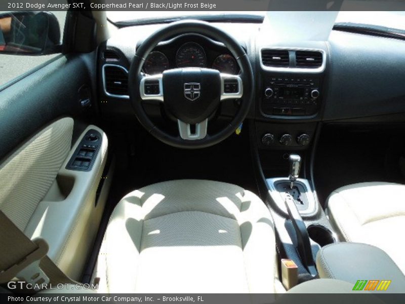 Copperhead Pearl / Black/Light Frost Beige 2012 Dodge Avenger SXT