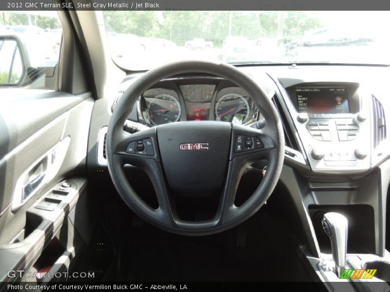 Steel Gray Metallic / Jet Black 2012 GMC Terrain SLE