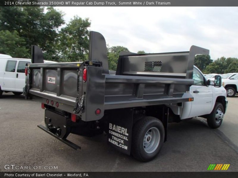 Summit White / Dark Titanium 2014 Chevrolet Silverado 3500HD WT Regular Cab Dump Truck