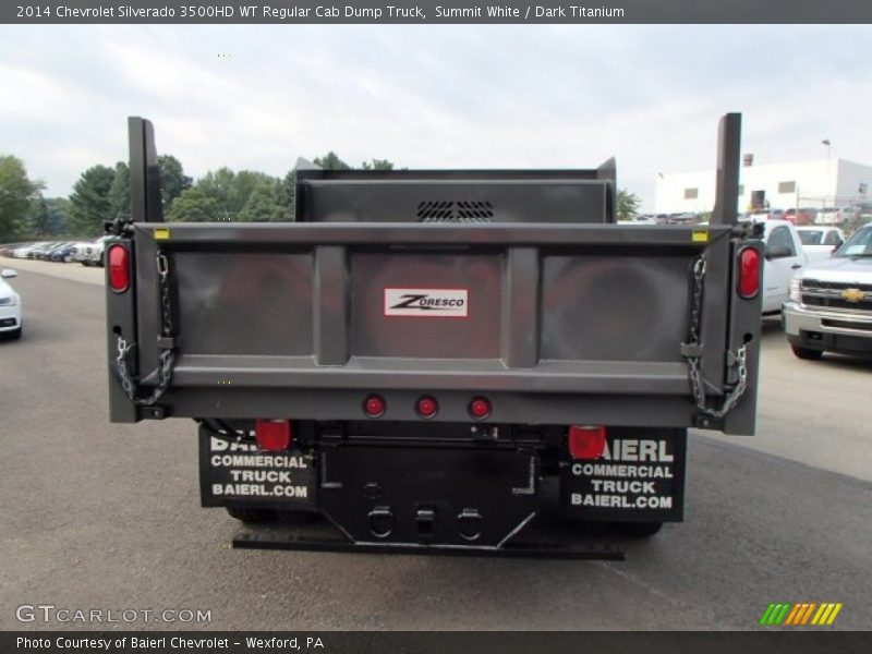 Summit White / Dark Titanium 2014 Chevrolet Silverado 3500HD WT Regular Cab Dump Truck