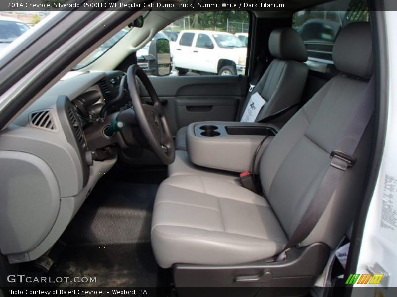 Summit White / Dark Titanium 2014 Chevrolet Silverado 3500HD WT Regular Cab Dump Truck