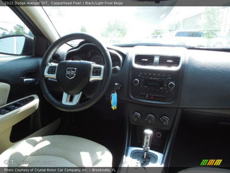 Copperhead Pearl / Black/Light Frost Beige 2012 Dodge Avenger SXT