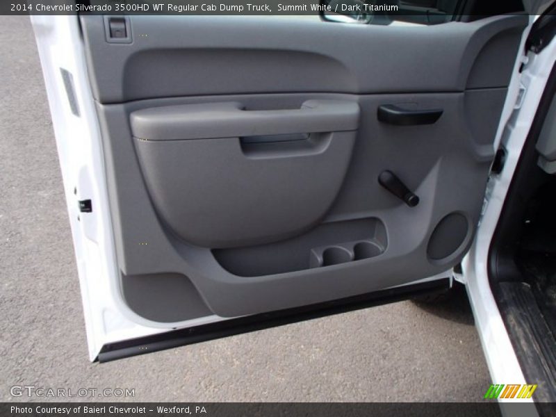 Summit White / Dark Titanium 2014 Chevrolet Silverado 3500HD WT Regular Cab Dump Truck