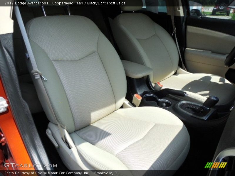 Copperhead Pearl / Black/Light Frost Beige 2012 Dodge Avenger SXT