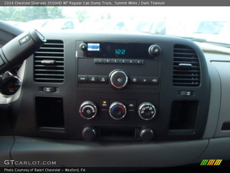 Controls of 2014 Silverado 3500HD WT Regular Cab Dump Truck