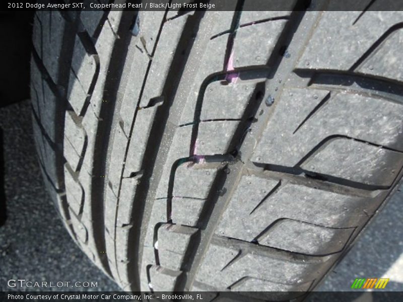Copperhead Pearl / Black/Light Frost Beige 2012 Dodge Avenger SXT