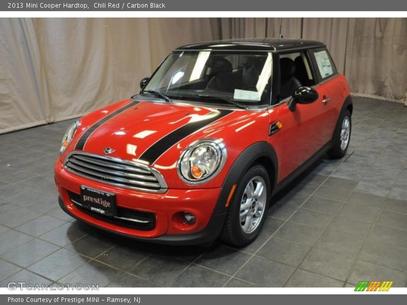 Chili Red / Carbon Black 2013 Mini Cooper Hardtop