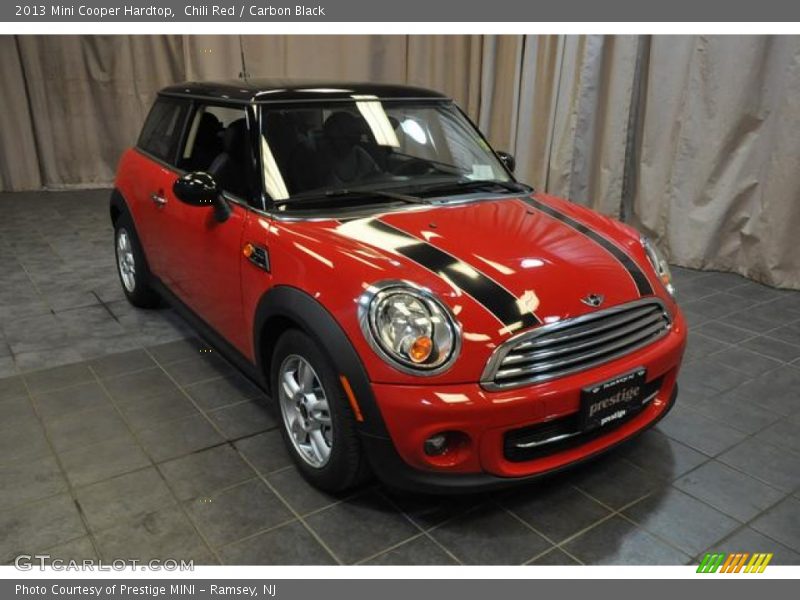 Chili Red / Carbon Black 2013 Mini Cooper Hardtop