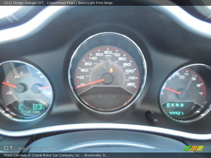 Copperhead Pearl / Black/Light Frost Beige 2012 Dodge Avenger SXT
