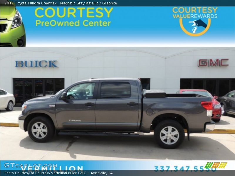Magnetic Gray Metallic / Graphite 2012 Toyota Tundra CrewMax