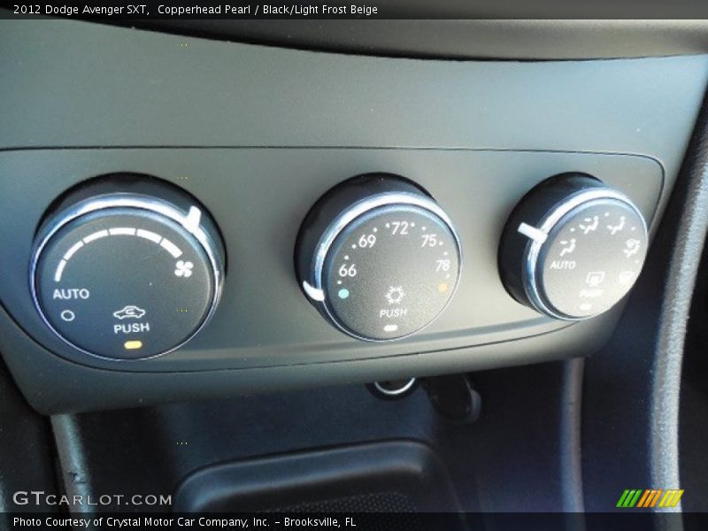Copperhead Pearl / Black/Light Frost Beige 2012 Dodge Avenger SXT