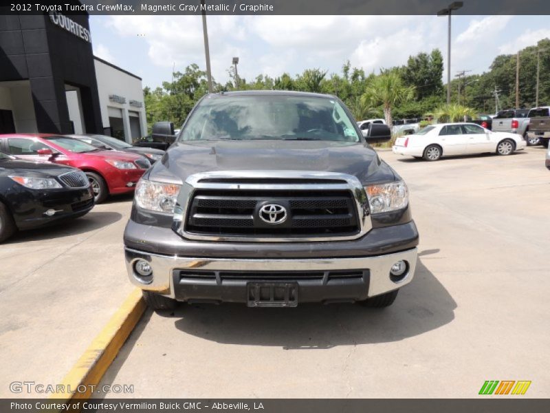 Magnetic Gray Metallic / Graphite 2012 Toyota Tundra CrewMax