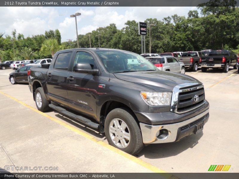 Magnetic Gray Metallic / Graphite 2012 Toyota Tundra CrewMax