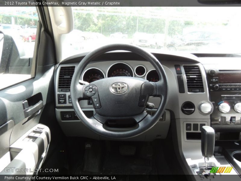 Magnetic Gray Metallic / Graphite 2012 Toyota Tundra CrewMax