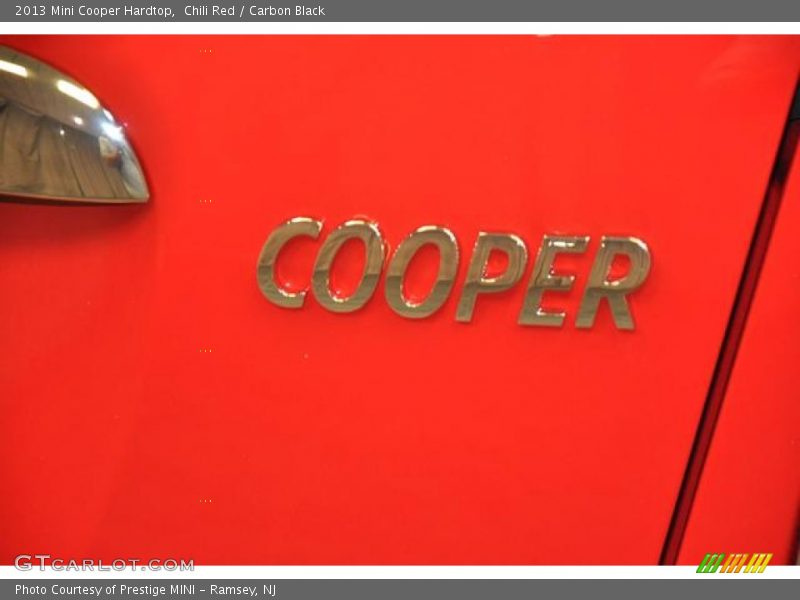 Chili Red / Carbon Black 2013 Mini Cooper Hardtop