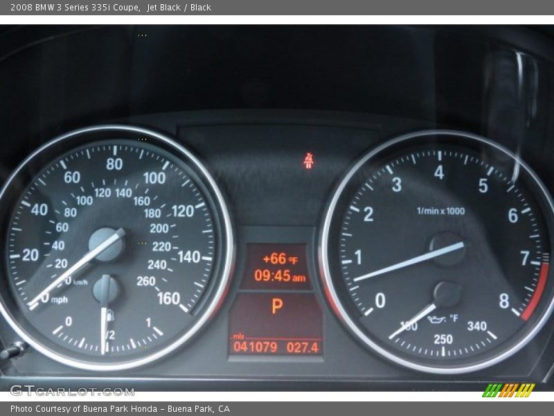 Jet Black / Black 2008 BMW 3 Series 335i Coupe