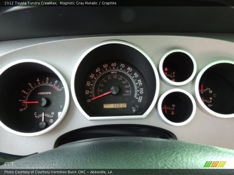 Magnetic Gray Metallic / Graphite 2012 Toyota Tundra CrewMax
