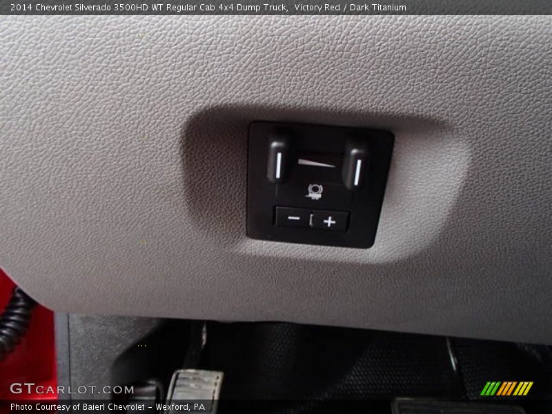 Victory Red / Dark Titanium 2014 Chevrolet Silverado 3500HD WT Regular Cab 4x4 Dump Truck