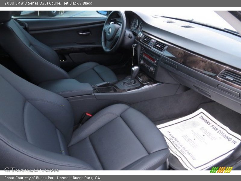 Jet Black / Black 2008 BMW 3 Series 335i Coupe