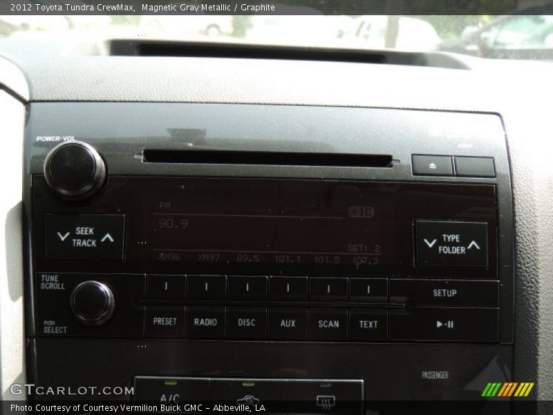 Magnetic Gray Metallic / Graphite 2012 Toyota Tundra CrewMax