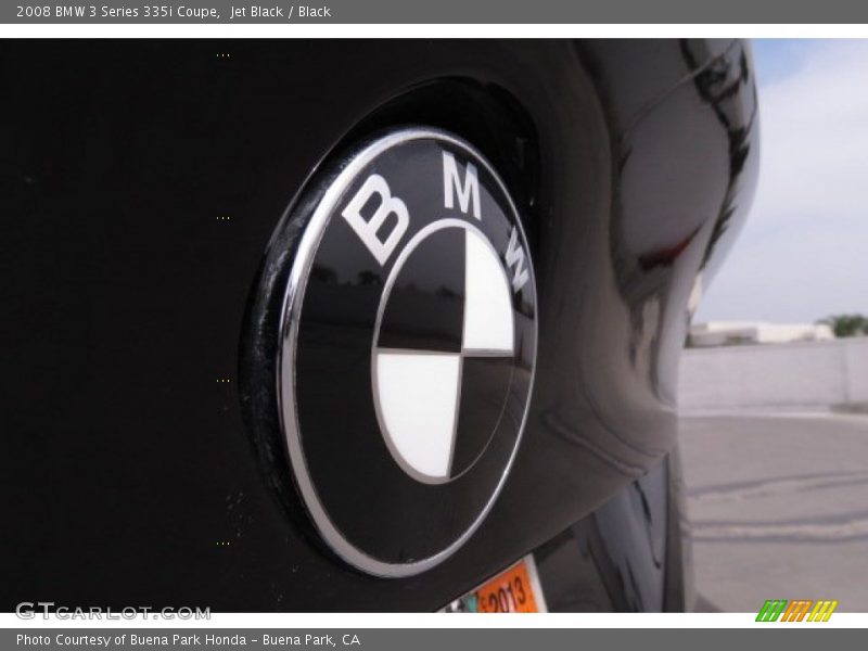 Jet Black / Black 2008 BMW 3 Series 335i Coupe
