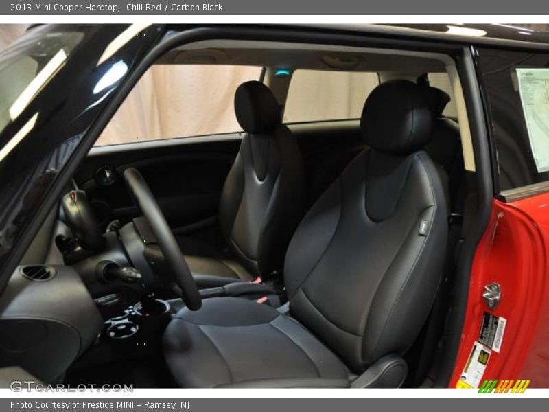 Chili Red / Carbon Black 2013 Mini Cooper Hardtop