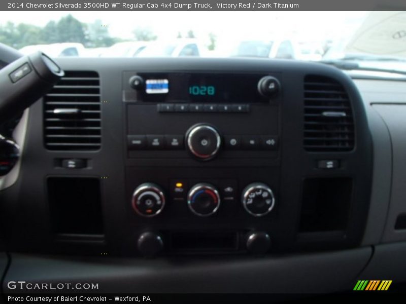 Victory Red / Dark Titanium 2014 Chevrolet Silverado 3500HD WT Regular Cab 4x4 Dump Truck