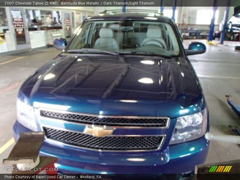 Bermuda Blue Metallic / Dark Titanium/Light Titanium 2007 Chevrolet Tahoe LS 4WD