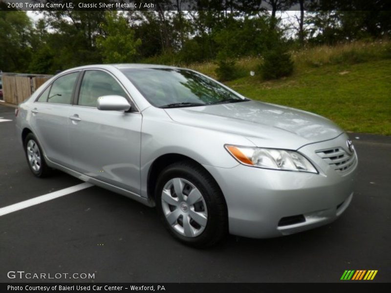 Classic Silver Metallic / Ash 2008 Toyota Camry LE